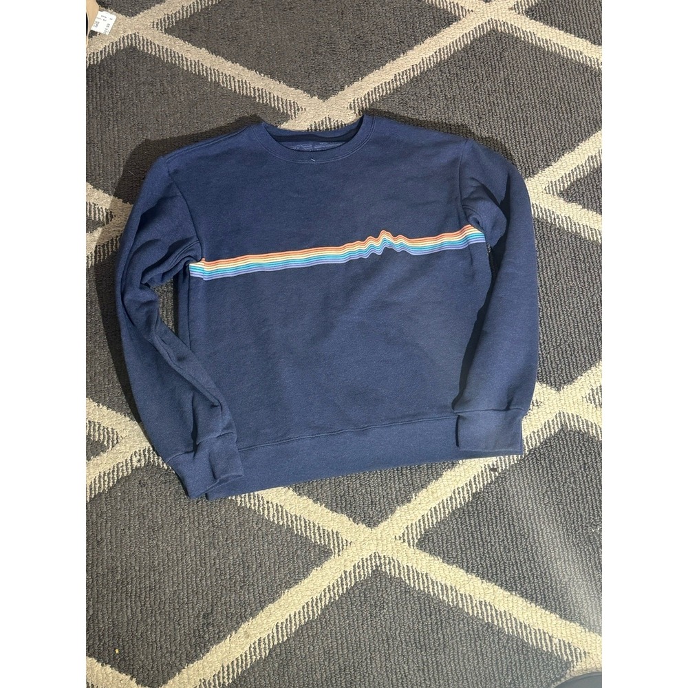 Patagonia Sweater Mens S Blue Uprisal Crew Neck Regular Fit Pullover Sweatshirt